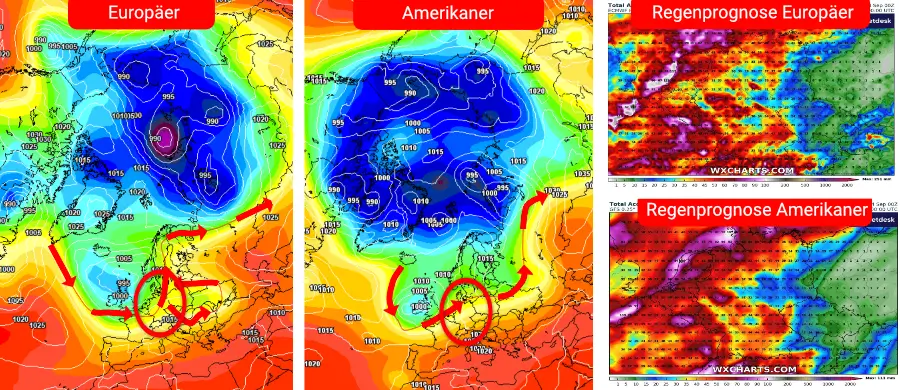 Eine wechselhafte und warme Südwestwetterlage Anfang Oktober Eine wechselhafte und warme Südwestwetterlage Anfang Oktober