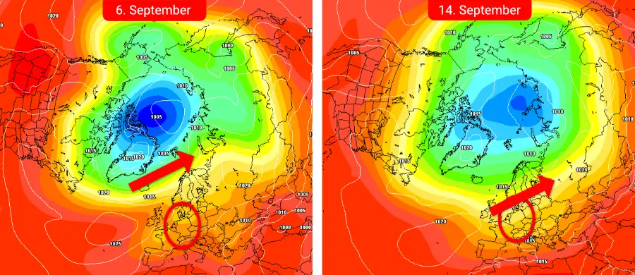 Schwül-warmes bis heißes und gewitterträchtiges Wetter mit nachfolgend gemäßigter Südwestwetterlage Schwül-warmes bis heißes und gewitterträchtiges Wetter mit nachfolgend gemäßigter Südwestwetterlage