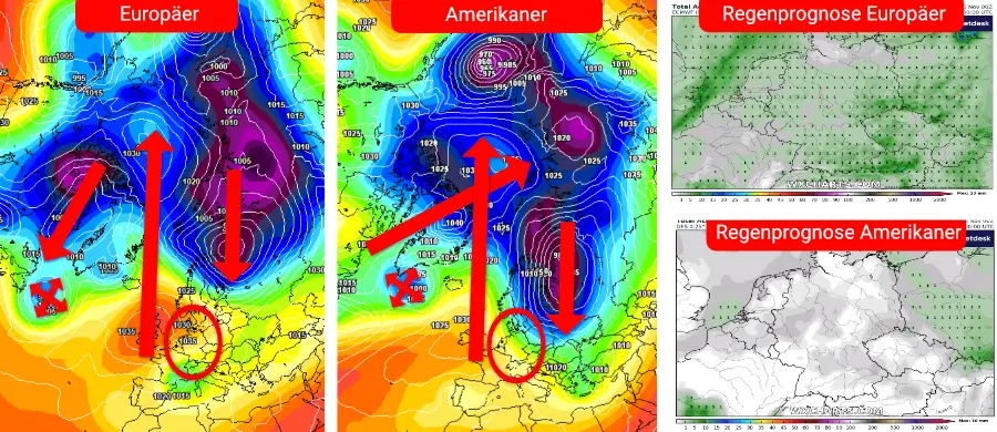 Der Wetterwechsel beginnt mit dem 10. November und vollzieht sich bis zum 15. November langsam, aber dennoch spürbar Der Wetterwechsel beginnt mit dem 10. November und vollzieht sich bis zum 15. November langsam, aber dennoch spürbar