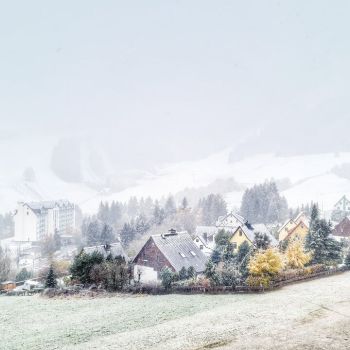 Schnee-, Schneeregen und Graupelschauer sorgen für nasskaltes Dezemberwetter © Martin Bloch