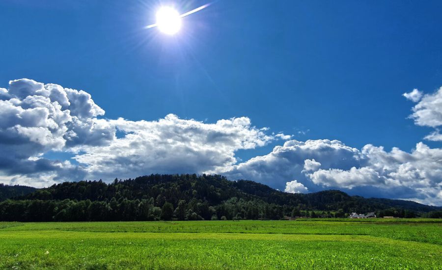 Der Spätsommer lässt die Temperaturen steigen