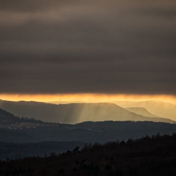 Teils sonniges, teils neblig-trübes Dezemberwetter