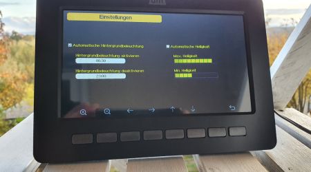 WeatherScreen Pro Display Einstellung