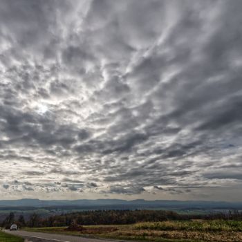 Ein Mix aus Sonne, Wolken und Nebel - doch das ändert sich zum Wochenende