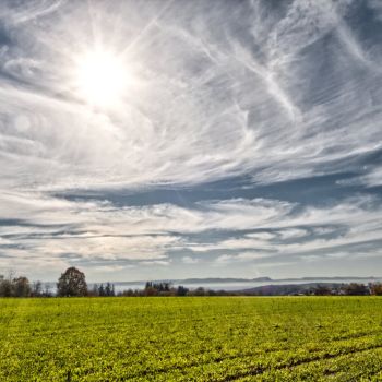 Nach dem Sturm setzt sich der goldene Oktober durch