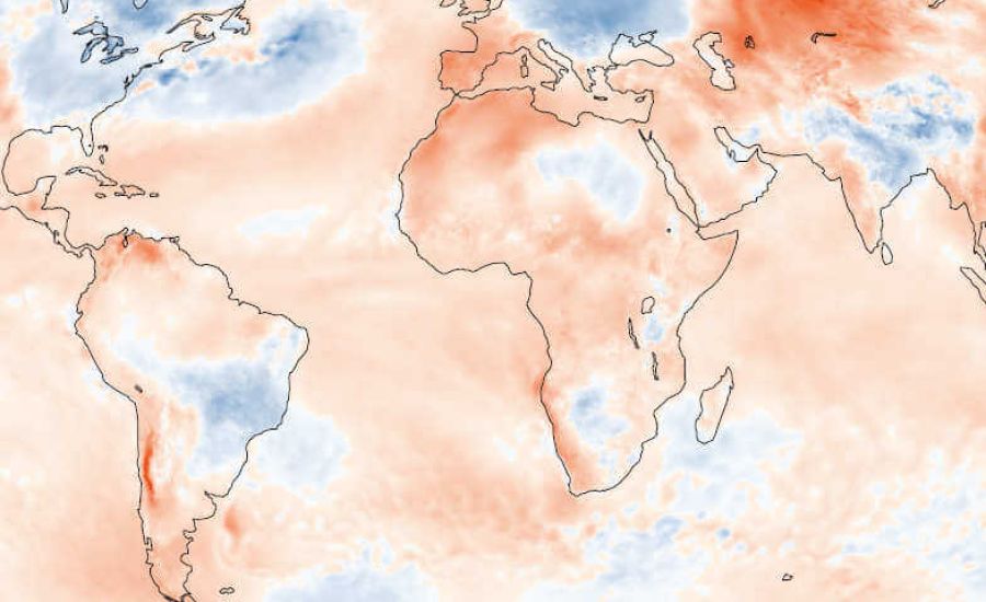 So warm wie der Mai 2020 war - global betrachtet - noch kein anderer Mai © https://climate.copernicus.eu